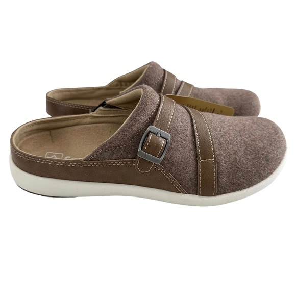 Spenco Aston Wool Slip-On Slides Tan Women’s Size 8.5B - Picture 2 of 16